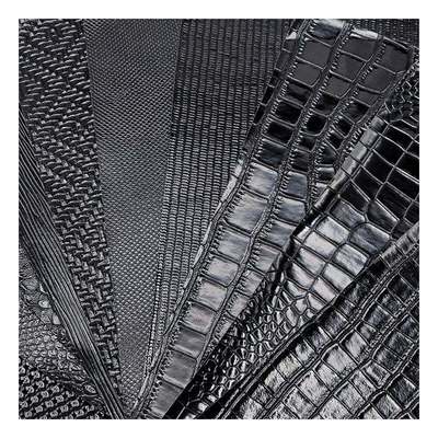 รูปแบบกระจ่างสูง พีวีซีหนังสังเคราะห์ รูปแบบสัตว์ รองเท้า กระเป๋าและกระเป๋าผ้าหนังเทียม