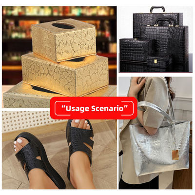 PVC สีกระจ่างสูง กระจก เนื้อผงกระจก กณิตศาสตร์สัตว์สําหรับเครื่องตกแต่งกระเป๋ารองเท้า เนื้อหนังประดิษฐ์ประดิษฐ์สําหรับงานฝีมือ