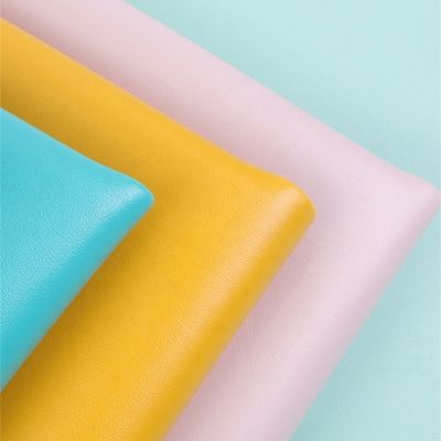 1.8mm Thickness PVC Leather with Sheepskin Grain Pattern and 37 Colors for Bags and Furniture