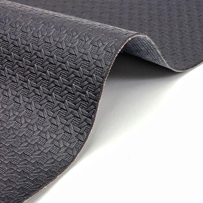 Woven PVC Synthetic Leather Fabric with 0.9mm Thickness and 140cm Width for Handbags and Furniture