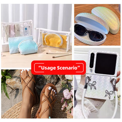 หนัง PVC หนังเทียม หนา 1.1 มม. กว้าง 54/55 นิ้ว 20 สี สำหรับกระเป๋าถือและการตกแต่งบ้าน