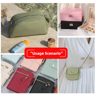 0.7mm ความหนา 54/55" ความกว้าง 140cm ความกว้าง PUหนังสังเคราะห์หนังเท็จสําหรับกระเป๋ากระเป๋าเงิน เข็มขัด