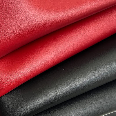 พีวีซีแกะเมล็ด ใบหน้าคู่หนังสังเคราะห์หนังเทียม ผืนยืดกันน้ํา สําหรับกระเป๋า ผ้าปูตาราง เข็มขัดตกแต่ง