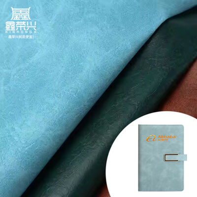 หนังเทียม PVC ลายคราฟท์สังเคราะห์ หนังเทียม หนังเทียม วัสดุสำหรับกระเป๋า สมุดบันทึก แผ่นรองโต๊ะ เคสโทรศัพท์ กล่องบรรจุภัณฑ์