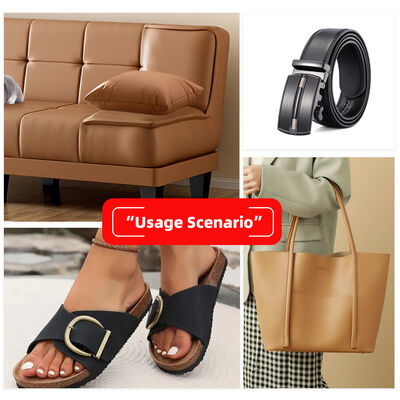 หนังเทียม PU Cow Calf Grain สำหรับกระเป๋า โซฟา เก้าอี้ กระเป๋า รองเท้า แผ่นรองโต๊ะ ผ้าหนังเทียมตกแต่งรถยนต์