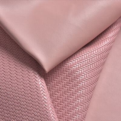 Synthetic PVC Artificial Leather Fabric Embossed Woven Pattern Stretch Waterproof Furniture Craft Sofa Chair Car Seat Bag Decor