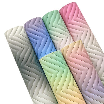 หนังเทียม PU ลายพิมพ์สีไล่ระดับแฟชั่นใหม่สำหรับโซฟา กระเป๋าตกแต่ง กล่องบรรจุ หนังเทียมไวนิล