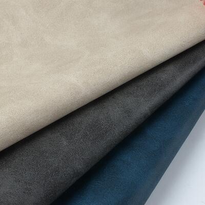 หนังเทียม PVC ลาย Crazy Horse สำหรับสมุดบันทึกตกแต่ง แผ่นรองโต๊ะ เปลือกโทรศัพท์ หนังเทียม ผ้าหนังเทียม