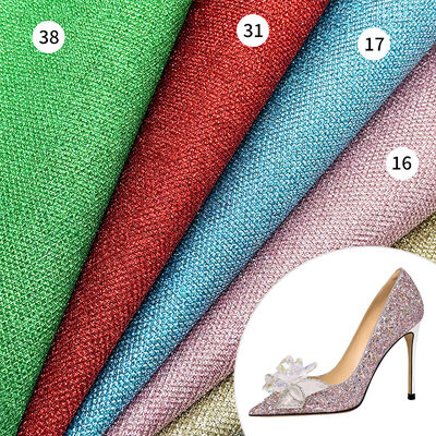 ซับในรองเท้าหนังเทียม PVC กลิตเตอร์หยาบสำหรับงานฝีมือเครื่องประดับ กระเป๋าเดินทาง วัสดุหนังเทียม โซฟา