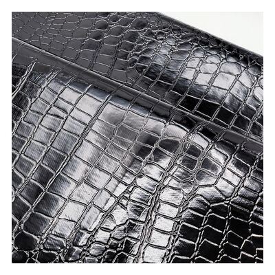 รูปแบบหินกระจ่างสูง สีหนังสังเคราะห์ Pvc รูปแบบสัตว์ รองเท้า กระเป๋าและกระเป๋าผ้าหนังเทียม