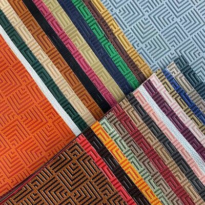 ผ้าหนังเทียม PU Vinyl สีแฟชั่นเปลี่ยนสี ลายปั๊มนูน สำหรับเฟอร์นิเจอร์ รองเท้า กระเป๋า แผ่นรองโต๊ะ โซฟา