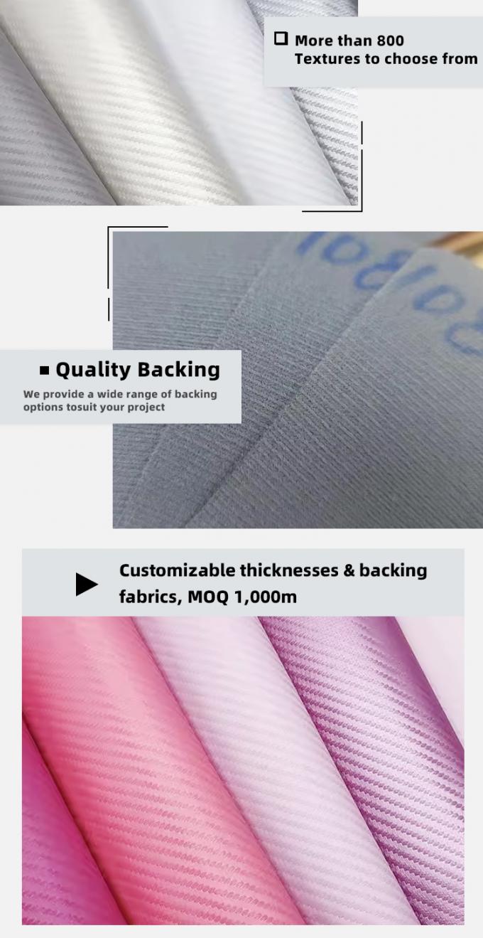 1.0 มิลลิเมตร หนา สายคาร์บอน PU สิวสังเคราะห์ สําหรับกระเป๋า กระเป๋าสตางค์ เข็มขัด รถยนต์ ร้านค้า วัสดุหนังปลอม 5