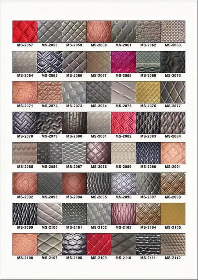 หนัง PVC โฟมโพลียูรีเทน 6.0 มม. สำหรับหุ้มเบาะรถยนต์ 4