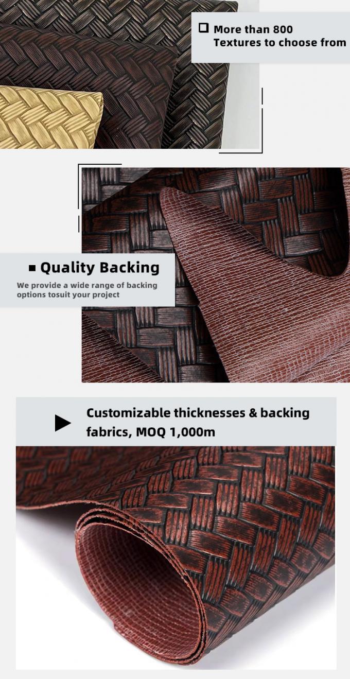 พีวีซี แมทขนาดใหญ่ เนื้อผ้ารูปแบบหนังสังเคราะห์ประกอบกระเป๋าเงิน กล่องกระเป๋าเงิน รองเท้า หนังสือพิมพ์ ผ้าหนังเทียม 5