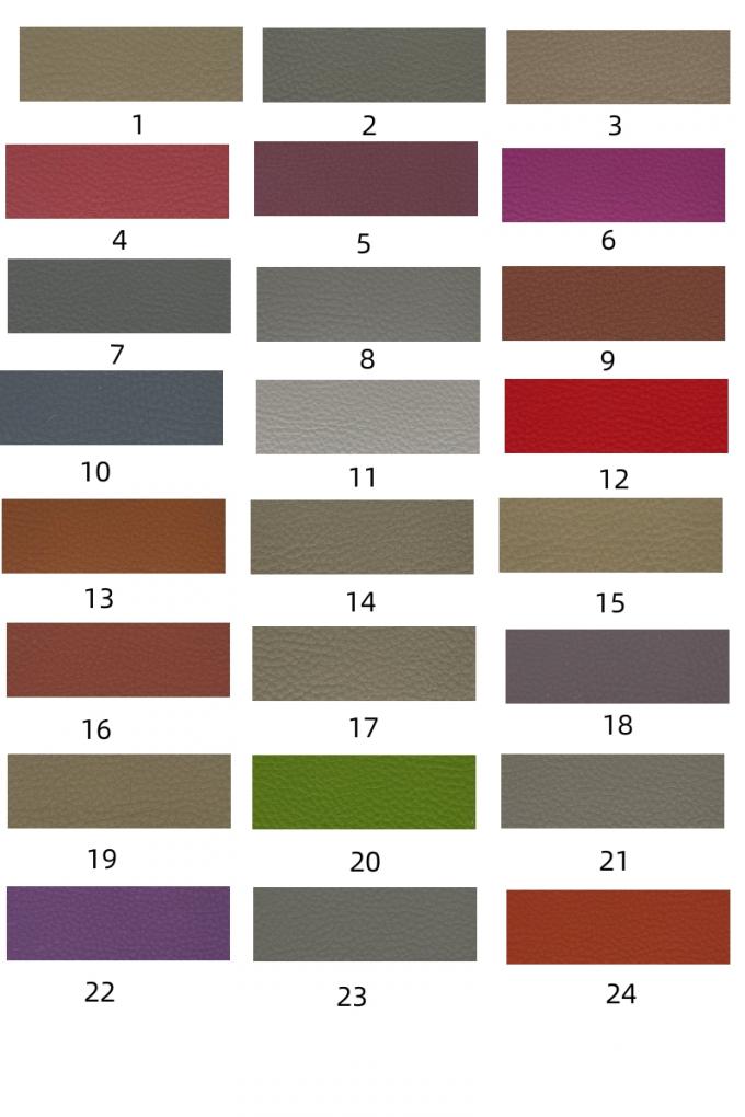 PVC ผิวหนังที่ทนทานต่อการบด สําหรับเก้าอี้รถ 13