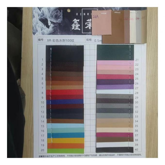 ขายปลีก PVC ผ้าหนังเทียม กระเป๋าเงิน กระเป๋ารองเท้า โน๊ตบุ๊ก จุดพิมพ์รูปแบบผ้าหนังสังเคราะห์ 16