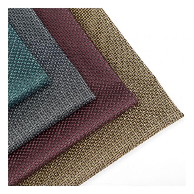 ผ้าหนังเทียมลายไข่มุกสีอ่อน PVC โครงโลหะ ลายสานขนาดเล็ก สำหรับทำบรรจุภัณฑ์ กระเป๋าสตางค์ กล่อง รองเท้า สมุดโน้ต 7