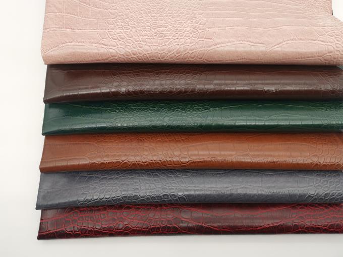 พีวีซีโครกอดิลเกรนหนังสังเคราะห์เทียม กระเป๋าสตางค์กล่องรองเท้า Ntoebook ผ้าหนังเท็จ 5