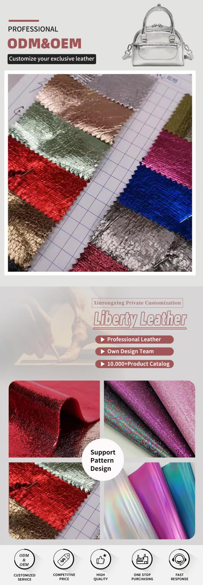 ผ้าหนังเทียมลายจระเข้ PVC นูน กันน้ำ ยืดได้ สำหรับใช้ทำกระเป๋าสตางค์ รองเท้า สมุดโน้ต โซฟา กระเป๋า เฟอร์นิเจอร์ 4