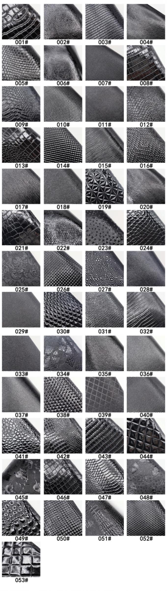 รูปแบบกระจ่างสูง พีวีซีหนังสังเคราะห์ รูปแบบสัตว์ รองเท้า กระเป๋าและกระเป๋าผ้าหนังเทียม 13