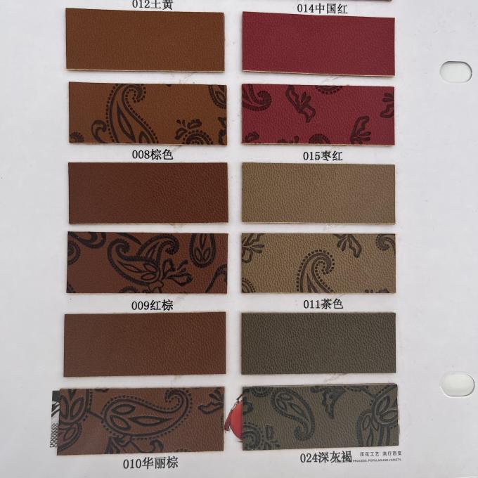 PU สิวสังเคราะห์สําหรับกระเป๋ารองเท้า แพ็คเมทโต๊ะผ้าหนังสังเคราะห์ 11