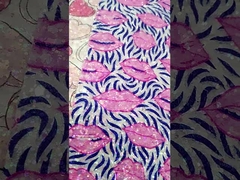 พิมพ์สีชมพู วันวาเลนไทน์ จูบรัก เกรเทล PUหนังเลียนแบบผ้าห่ม